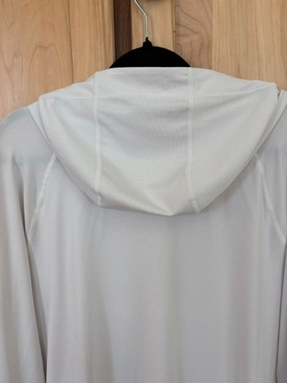 Athleta White Hooded Full Zipper Jacket - XL - Picture 5 of 7